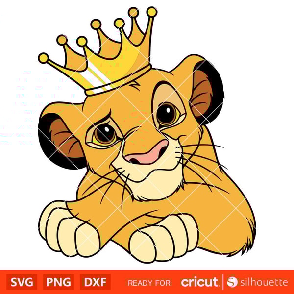 Simba Crown Svg, Lion King Svg, Hakuna Matata Svg, Disney Sv | Inspire ...
