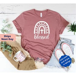 blessed t-shirt, faith shirt, blessed t shirt, blessed shirt, jesus, chosen shirt, christian t-shirt, christian apparel