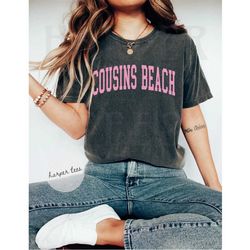 cousins beach shirt - comfort colors
