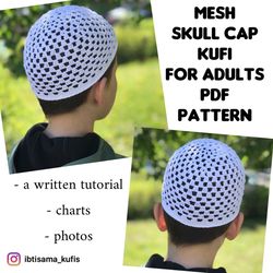 Summer kufi cap pattern for beginners