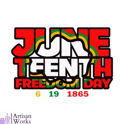 juneteenth celebrating black freedom 1865 svg graphic design files