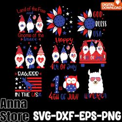 gnome of the brave svg,july 4th svg, fourth of july svg, america svg, patriotic svg,retro 4th july svg bundle ,independ