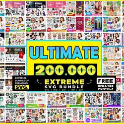 200000 giga bundle svg, star wars svg, black girl svg