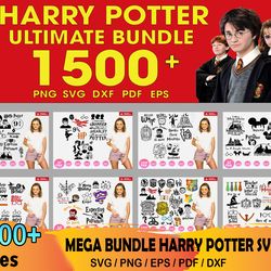 1500 harry potter svg bundle, harry potter svg, harry potter vector