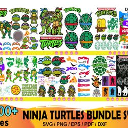 1000 ninja turtle bundle svg, ninja svg, ninja turtle svg