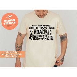 dad tools shirt, fathers day gifts, new daddy shirt, gift for husband, dada shirt, gift for him, mechanic dad shirt, fat