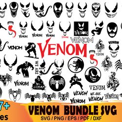 57 venom bundle svg, marvel svg, venom svg, venom clipart