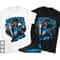 Jordan 23M Unisex Sneaker Shirt Match Black University Blue 13s Tee, Jordan 13 Black University Blue 2022 T-Shirt