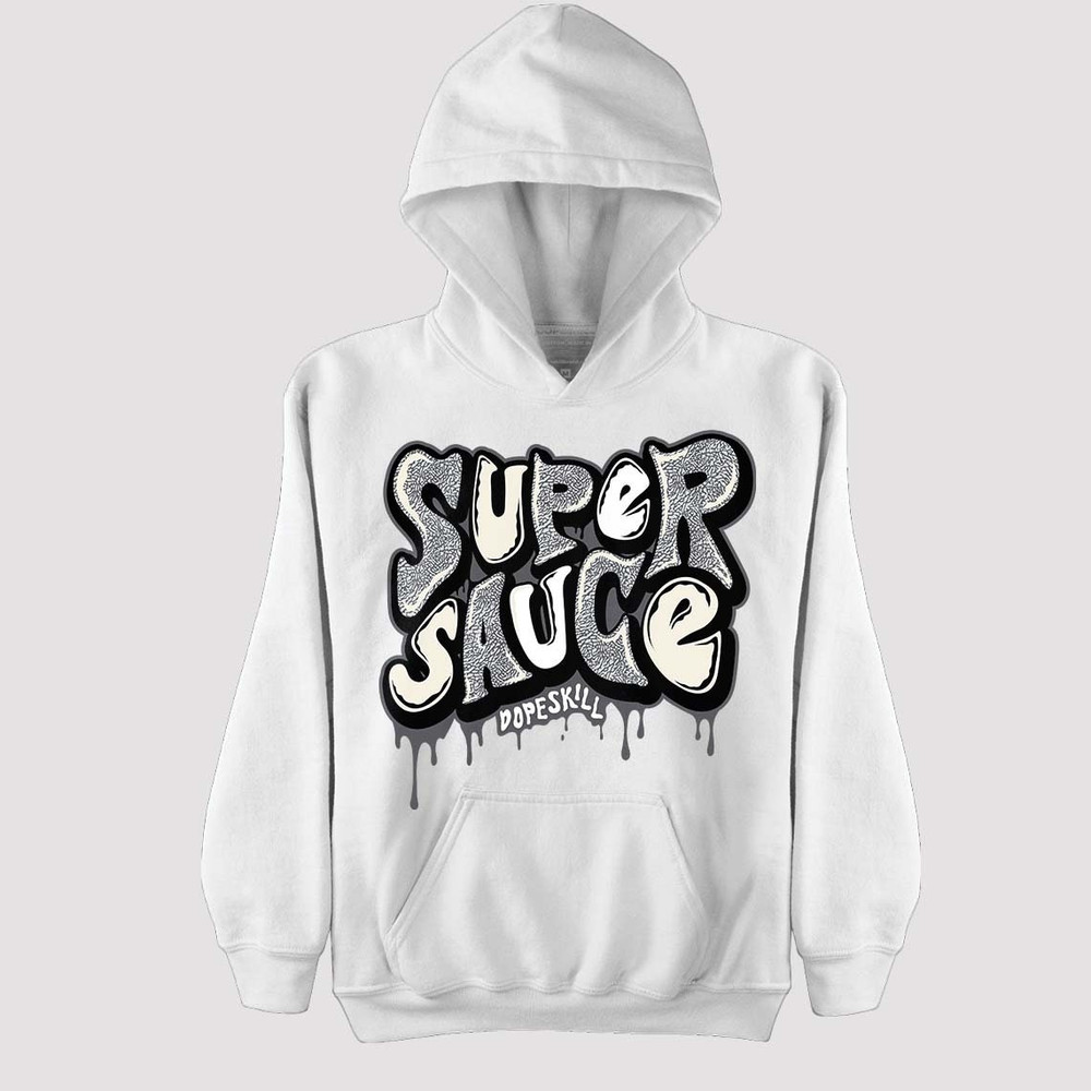 Black Cement 1s Low OG DopeSkill Unisex Hoodie Super Sauce Graphic - 2.jpg