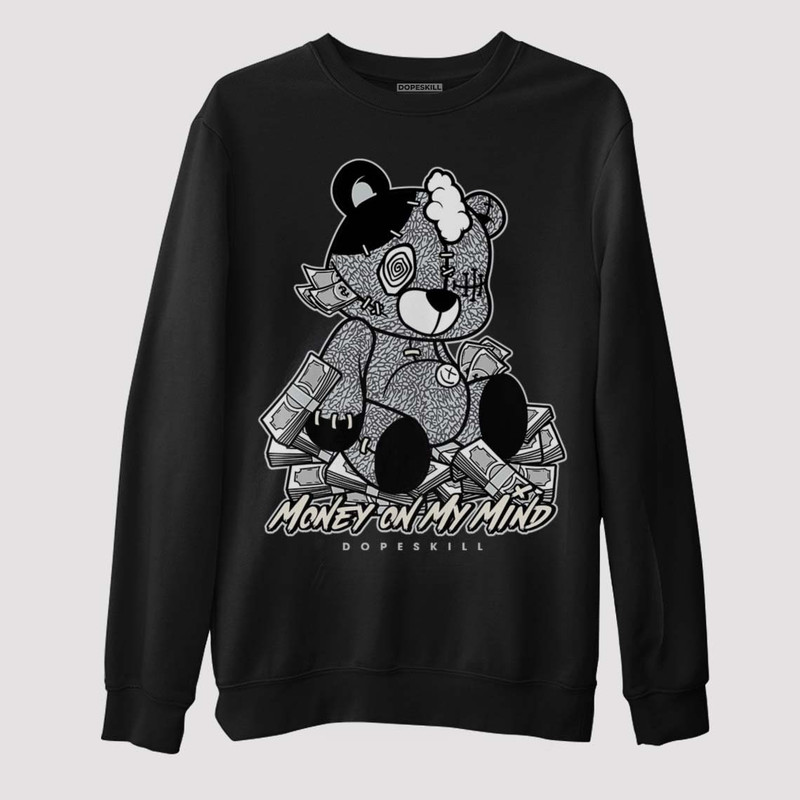 Black Cement 1s Low OG DopeSkill Unisex Sweatshirt New MOMM Graphic - 1.jpg