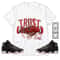 Snake Trust No One Unisex Sneaker Shirt Match Retro Playoffs 13s Tee, Jordan 13 Playoffs T-Shirt