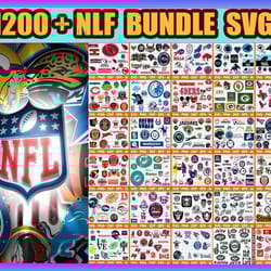 1200 nfl team bundle svg, sport svg, nfl team svg