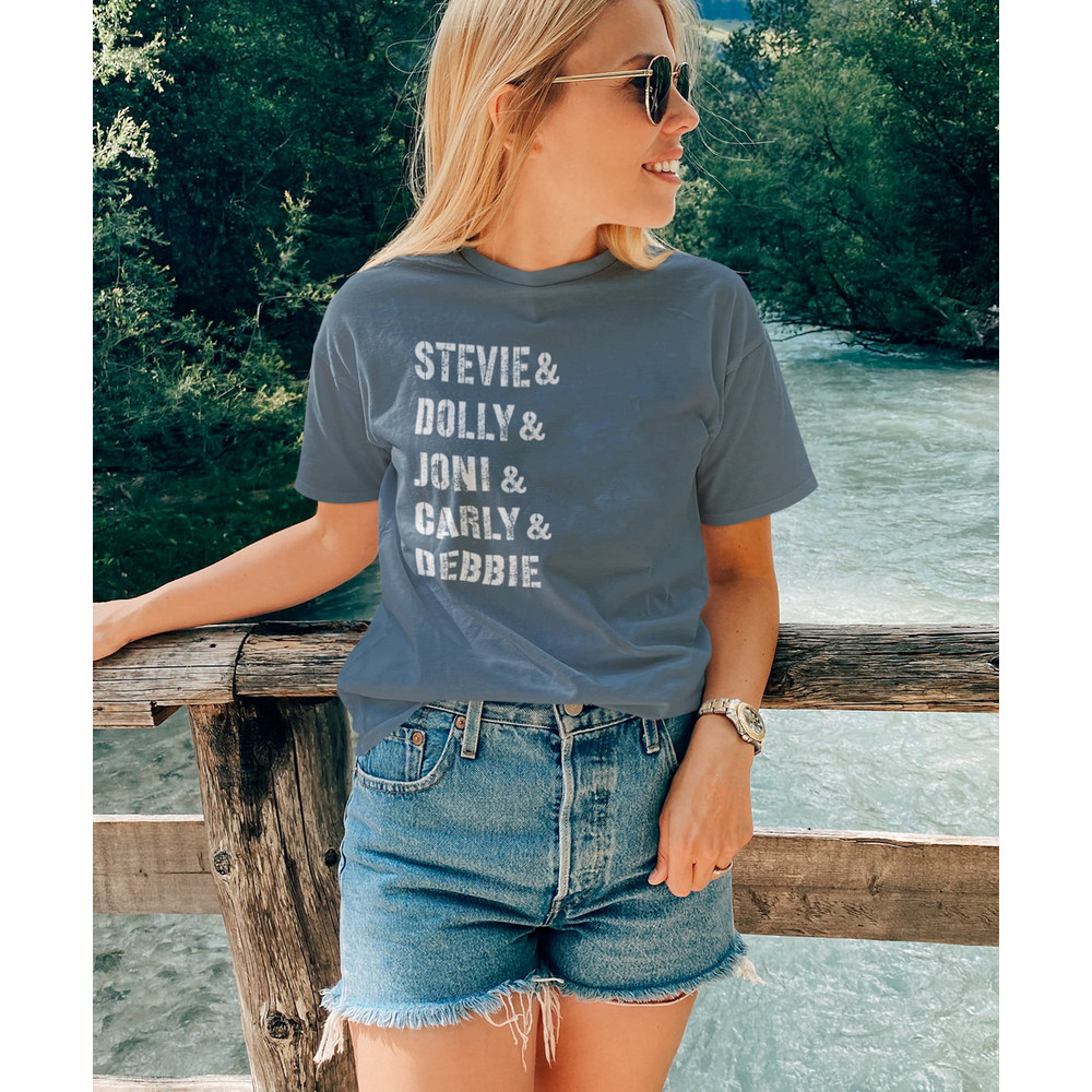 CUSTOMIZABLE Women Of Rock Shirt, Female Singers Name List Shirt, Gift For Music Lover, Iconic Musicians Ampersand Band Tee - 2.jpg