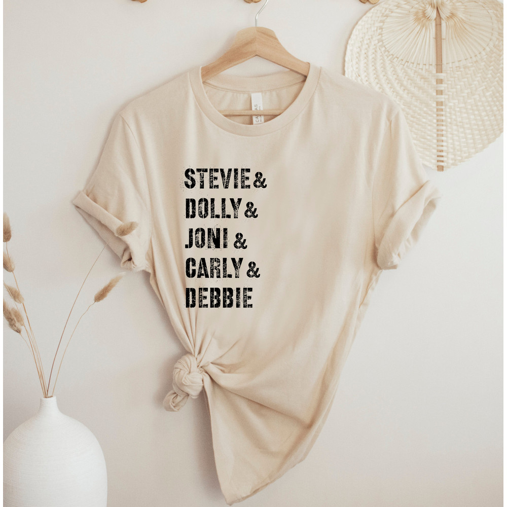 CUSTOMIZABLE Women Of Rock Shirt, Female Singers Name List Shirt, Gift For Music Lover, Iconic Musicians Ampersand Band Tee - 3.jpg