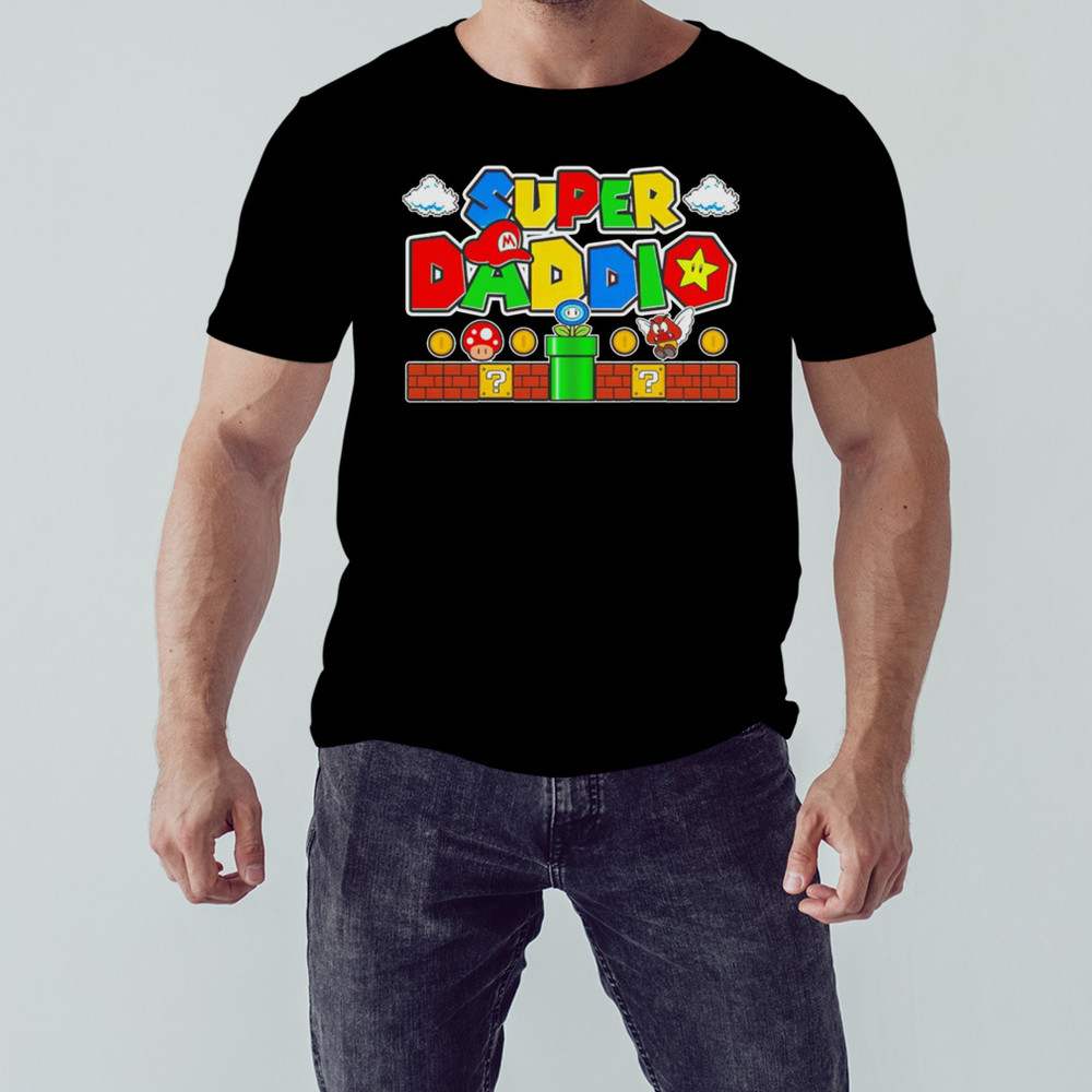 Super Daddio dad video gamer shirt, Unisex Clothing, Shirt for men women, Graphic Design, Unisex Shirt