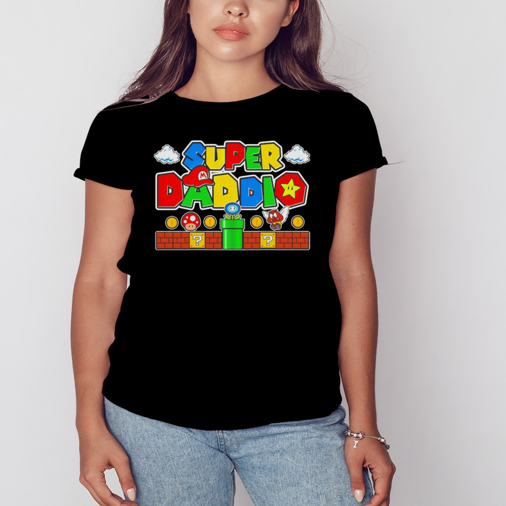Super Daddio dad video gamer shirt, Unisex Clothing, Shirt for men women, Graphic Design, Unisex Shirt