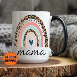mama mug, mom coffee mugs, boho rainbow mama, mother's day gift, new mom mug, mom gift, mama valentines gift, gift for m