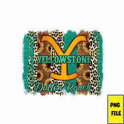yellowstone dutted ranch brushstroke png, yellowstone png, yellow stone png, yellowstone tv png, yellowstone designsrip