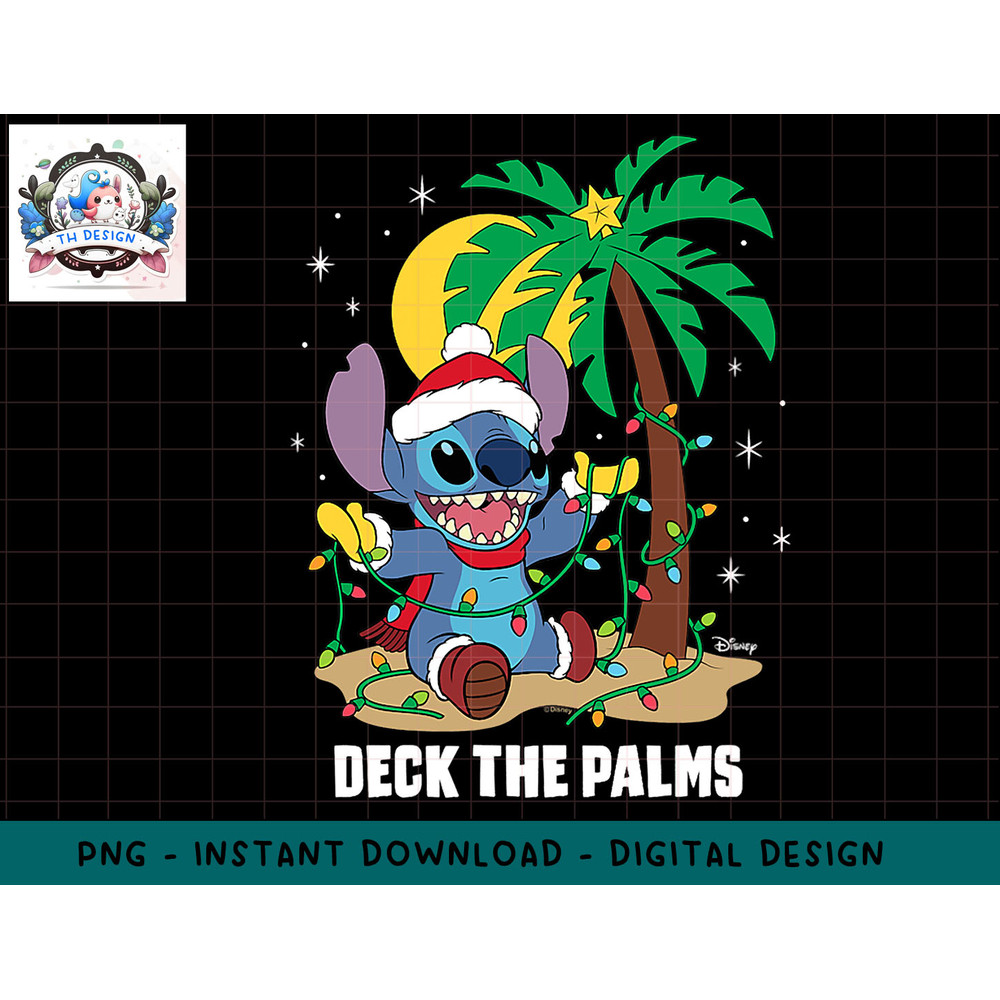 Disney - Lilo & Stitch Deck The Palms png, sublimation.jpg
