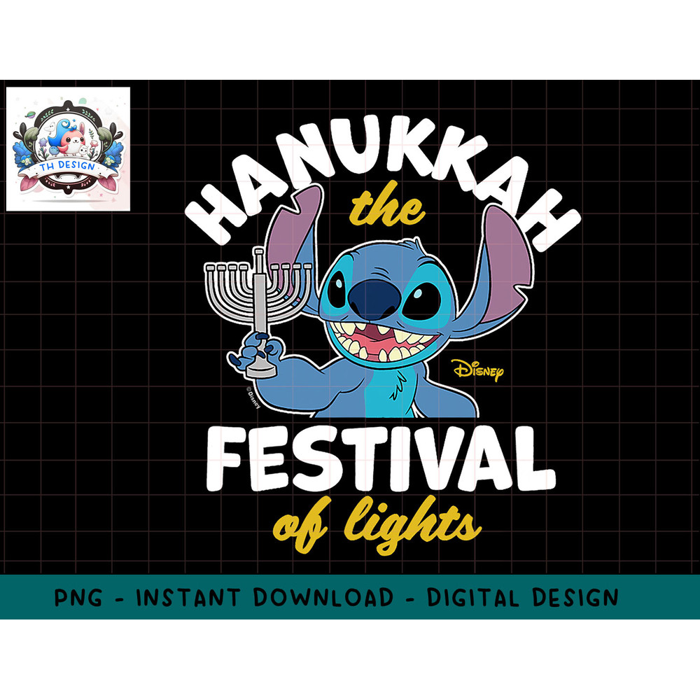 Disney - Lilo & Stitch Hanukkah The Festival Of Lights png, sublimation.jpg