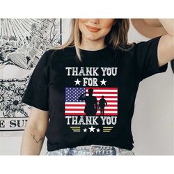 veteran day shirt, thank you for thank you shirt, veteran day shirt, patriotic shirt, american flag shirt, memorial day