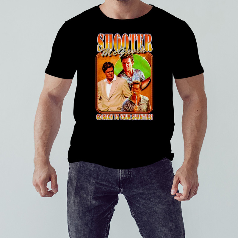 Shooter McGavin go back to your shanties shirt, Unisex Clothing, Shirt for men women, Graphic Design, Unisex Shirt