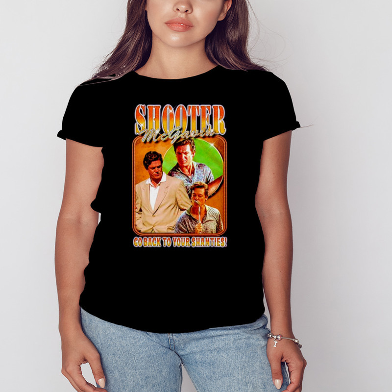Shooter McGavin go back to your shanties shirt, Unisex Clothing, Shirt for men women, Graphic Design, Unisex Shirt