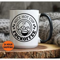 personalized cup of fuckoffee mug, nice hot cup of fuckoffee, fuckoffee coffee mug, fuckoffee coffee cup, starbucks coff