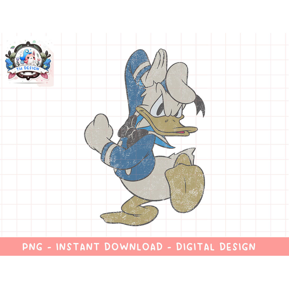 Disney - Vintage Angry Donald Duck Hat png, sublimation.jpg