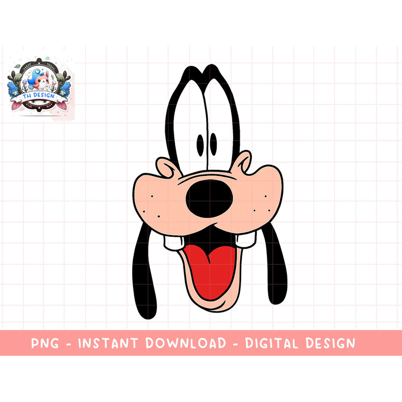 Disney A Goofy Movie Goofy Big Face png, sublimation.jpg