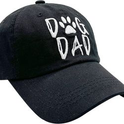 Dog Dad Embroidered Dad Hat, Dog Lover Embroidered Dad Hat, Dog Lover Hat, Fathers Day Hat