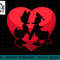 Disney Donald and Daisy Duck Valentine s Day Heart png, sublimation.jpg