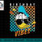 Disney Donald Duck Birthday Vibes 80s png, sublimation.jpg