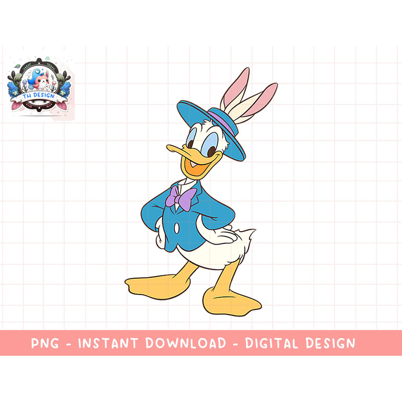 Disney Donald Duck Easter png, sublimation.jpg