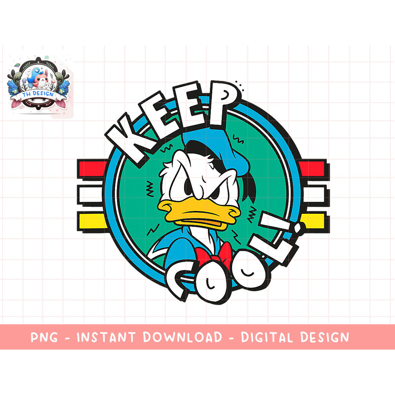 Disney Donald Duck Keep Cool T-Shirt png, sublimation.jpg