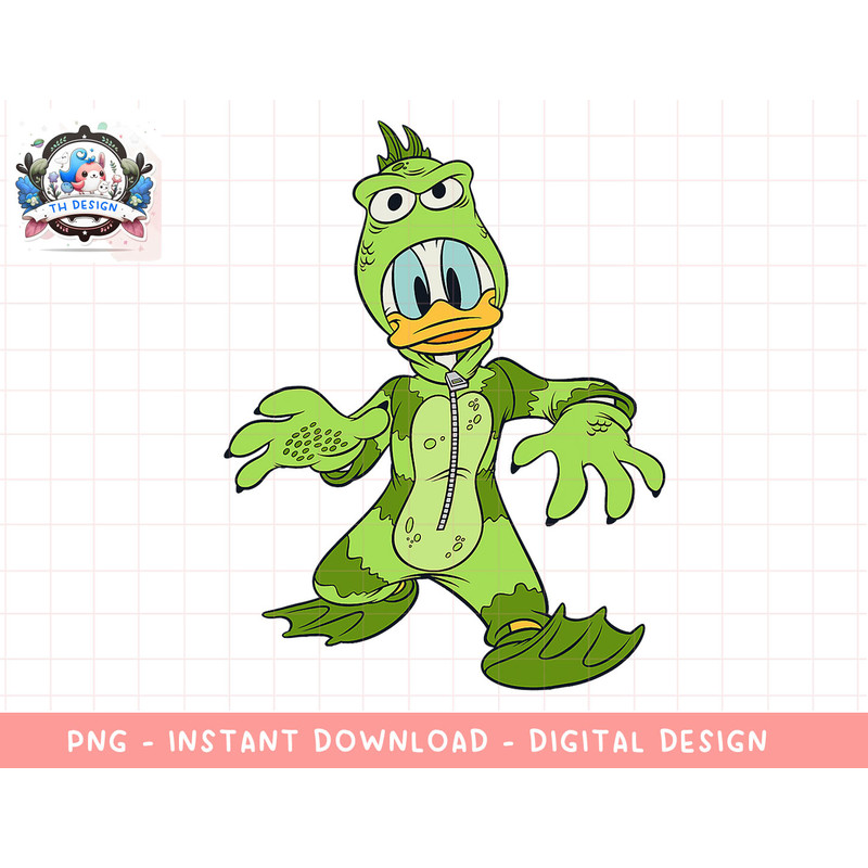 Disney Donald Duck Monster Halloween Costume png, sublimation.jpg