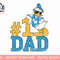 Disney Donald Duck Number One Dad Sunglasses png, sublimation.jpg