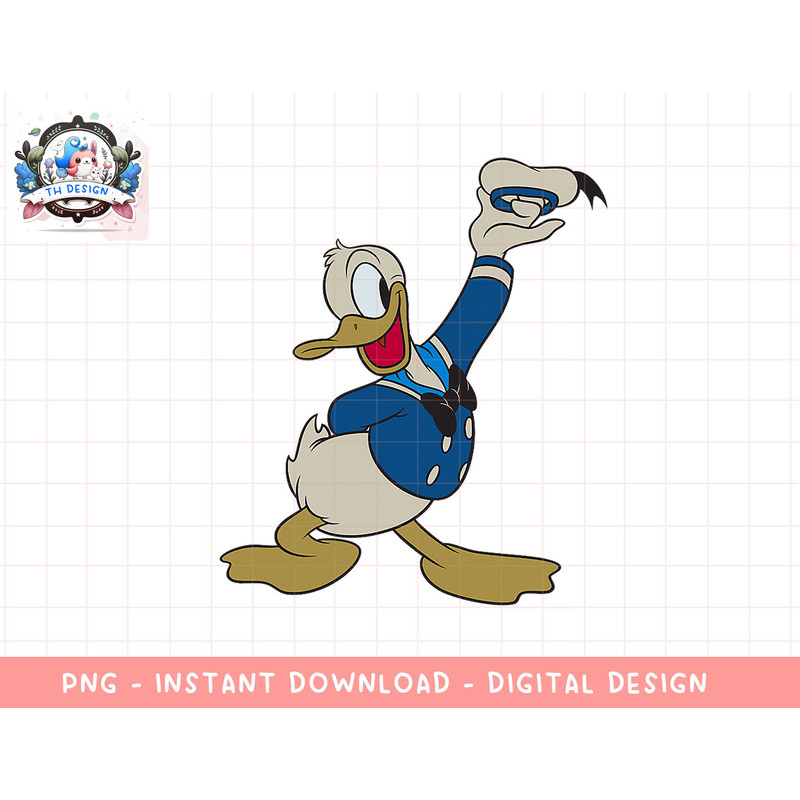 Disney Donald Duck Salute png, sublimation.jpg