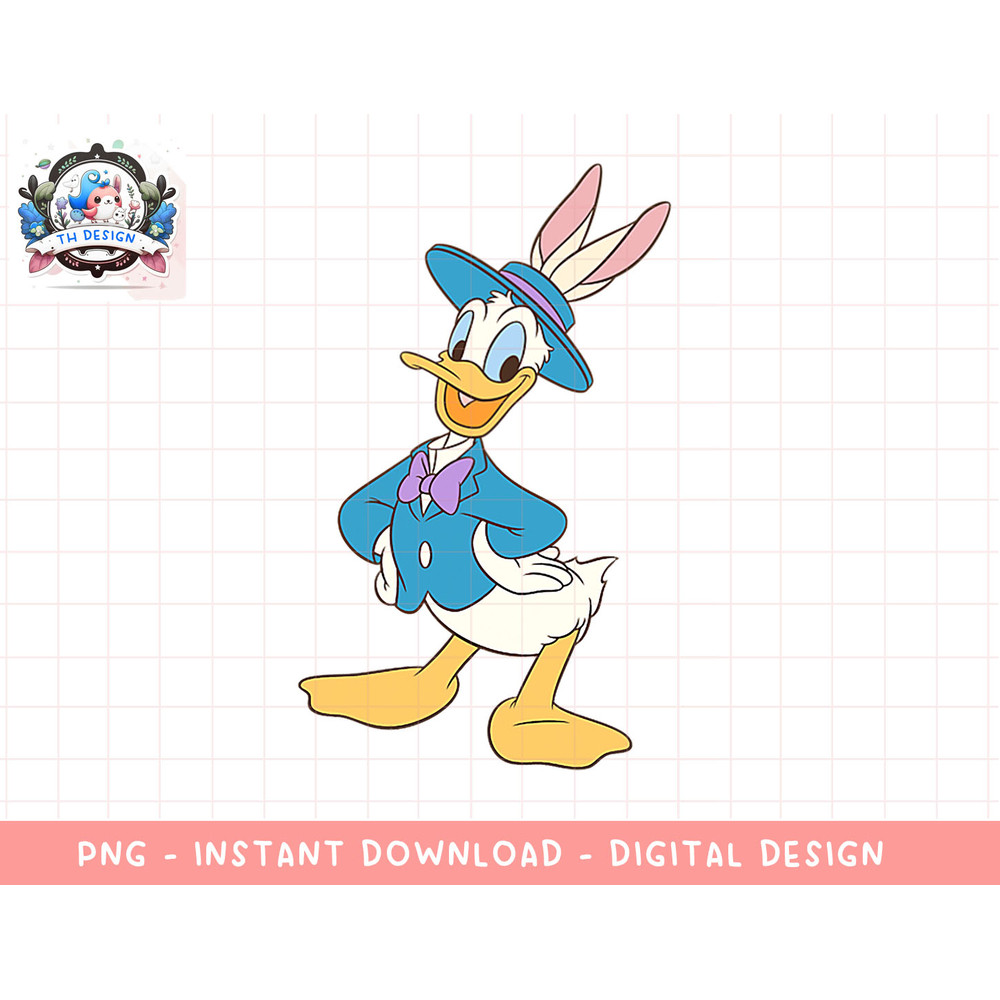 Disney Easter Donald Duck png, sublimation.jpg