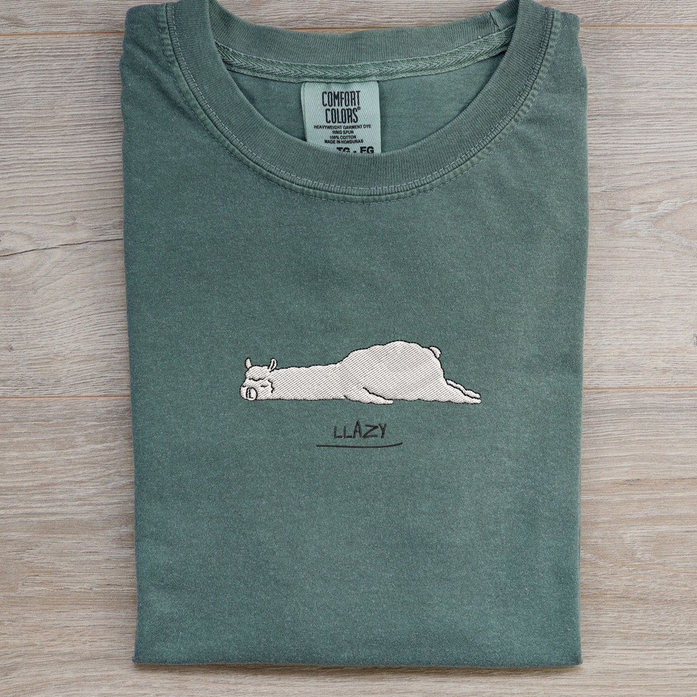 Animal EMBROIDERED shirt, comfort colors embroidered t-shirt, embroidered shirt, animal t-shirt, embroidery, comfort colors shirt - 2.jpg