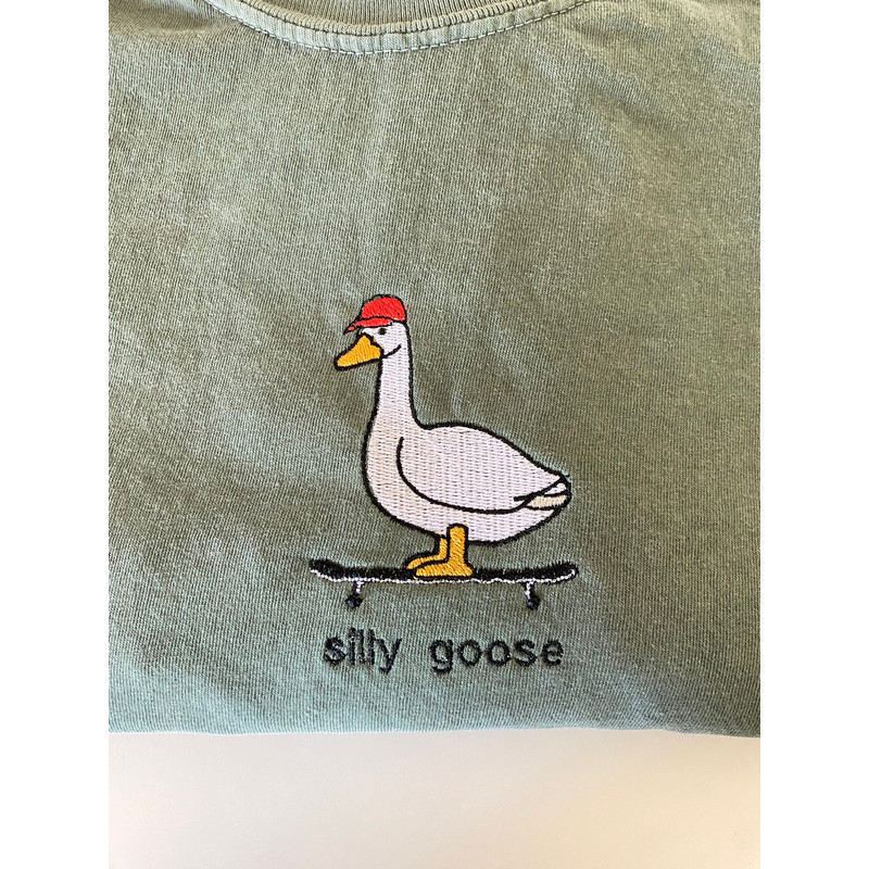 Embroidered shirt, comfort colors shirt, embroidered t-shirt, embroidered tee, funny shirt, animal shirt, oversized shirt, unisex shirt - 3.jpg
