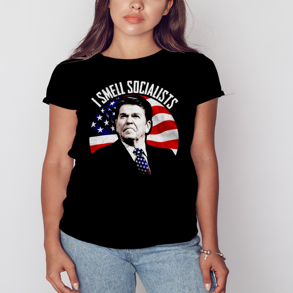 Ronald Reagan i smell socialists shirt, Unisex Clothing, Shirt for men women, Graphic Design, Unisex Shirt