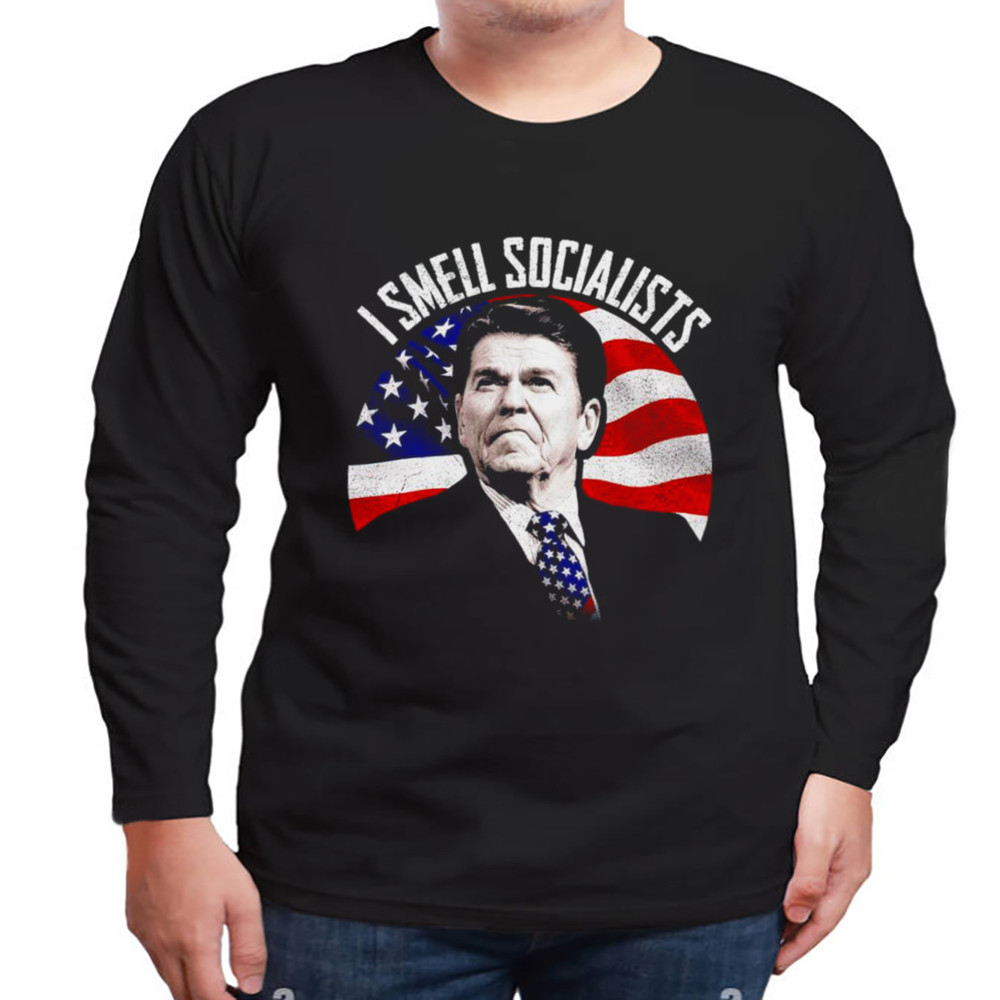 Ronald Reagan i smell socialists shirt, Unisex Clothing, Shirt for men women, Graphic Design, Unisex Shirt