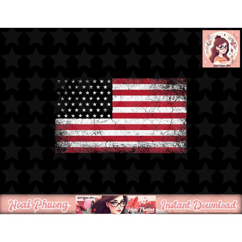 4th of July Christmas Gift American Flag Vintage Country png, instant download.jpg