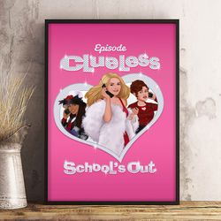 clueless poster, clueless wall art, clueless home decor, clueless print, clueless decoration, movie poster