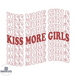 lgbtq kiss more girls svg for cricut sublimation files