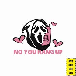 no you hang up svg bundle, freddy svg, scream svg, pennywise svg, michael myers svg, chucky svg