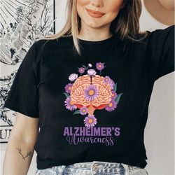 alzheimer awareness shirt, dementia shirt, alzheimer shirt, alzheimer support shirt, alzheimer fighter shirt, awareness