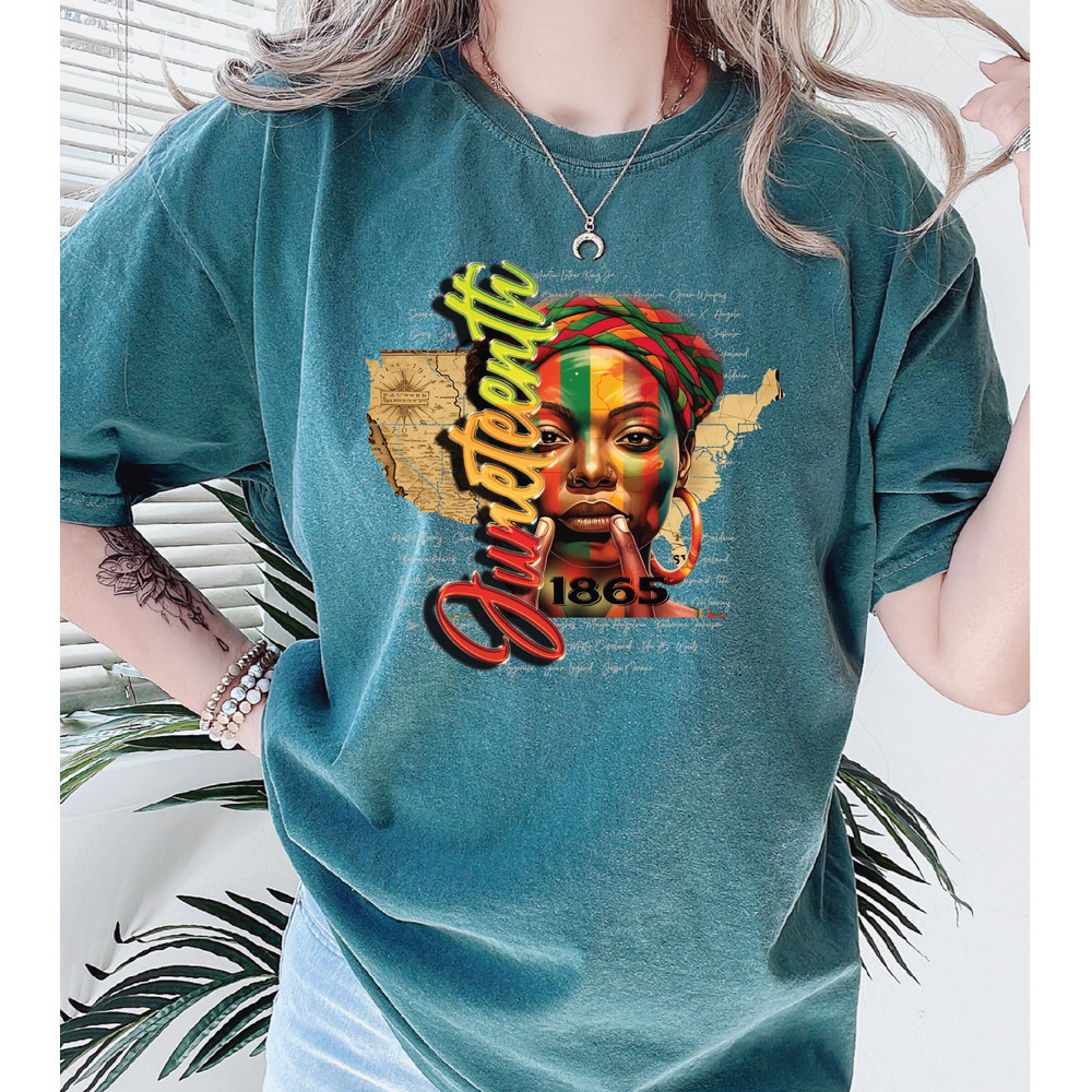 1865 Juneteenth Shirt, Juneteenth Women Shirt, Black Culture Shirt, Black Lives Matter Shirt, Black History Matters Shirt Gift-463 - 3.jpg