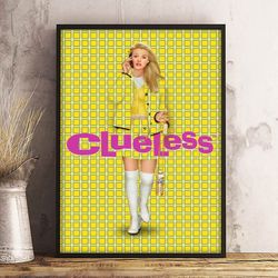 clueless wall art, clueless home decor, clueless print, clueless decoration, movie poster, clueless poster